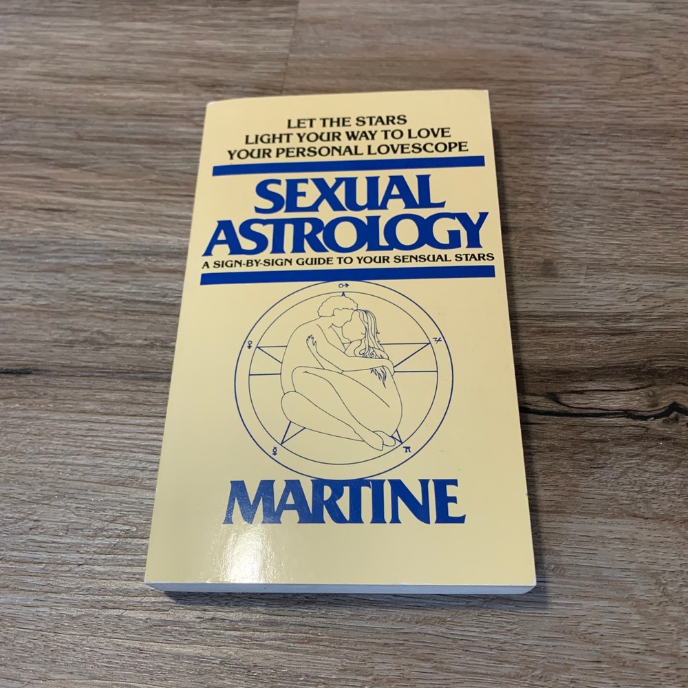 RARE Vintage 1979 Sexual Astrology by Martine - Zodiac Guide - Paperback Book - Picture 1 of 6